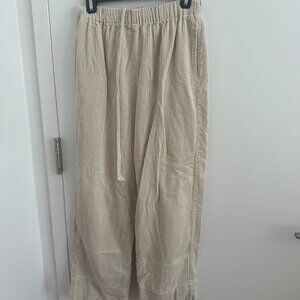 Naif Montreal Corduroy drawstring pants size small
